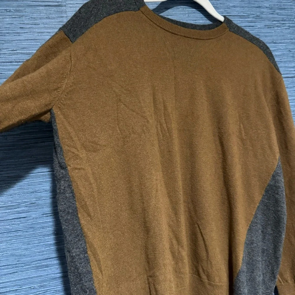 J. Crew Colorblock Wool Tunic Sweater – Women’s Size Medium, Brown & Gray - Picture 3 of 8